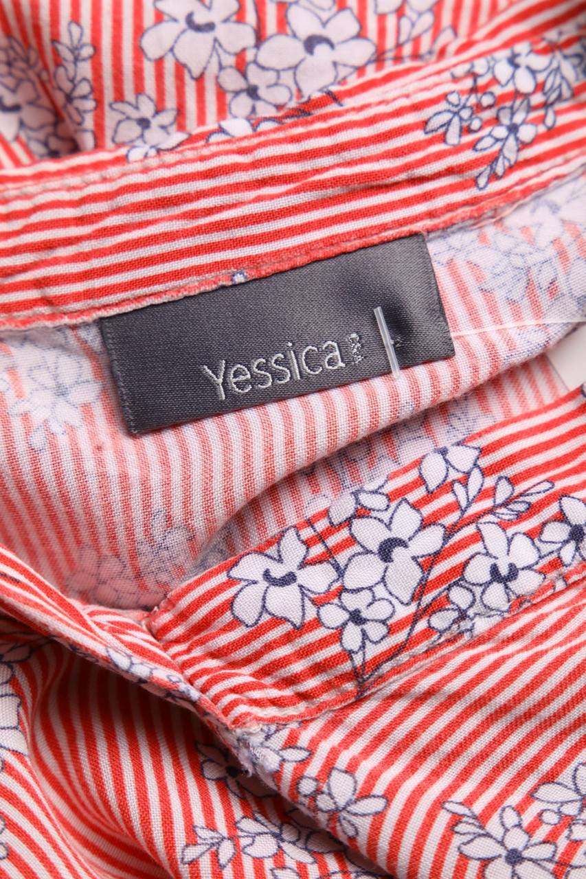 Carou Yessica by C&A Streifen-Bluse mit Blumen-Print Großer Ausverkauf