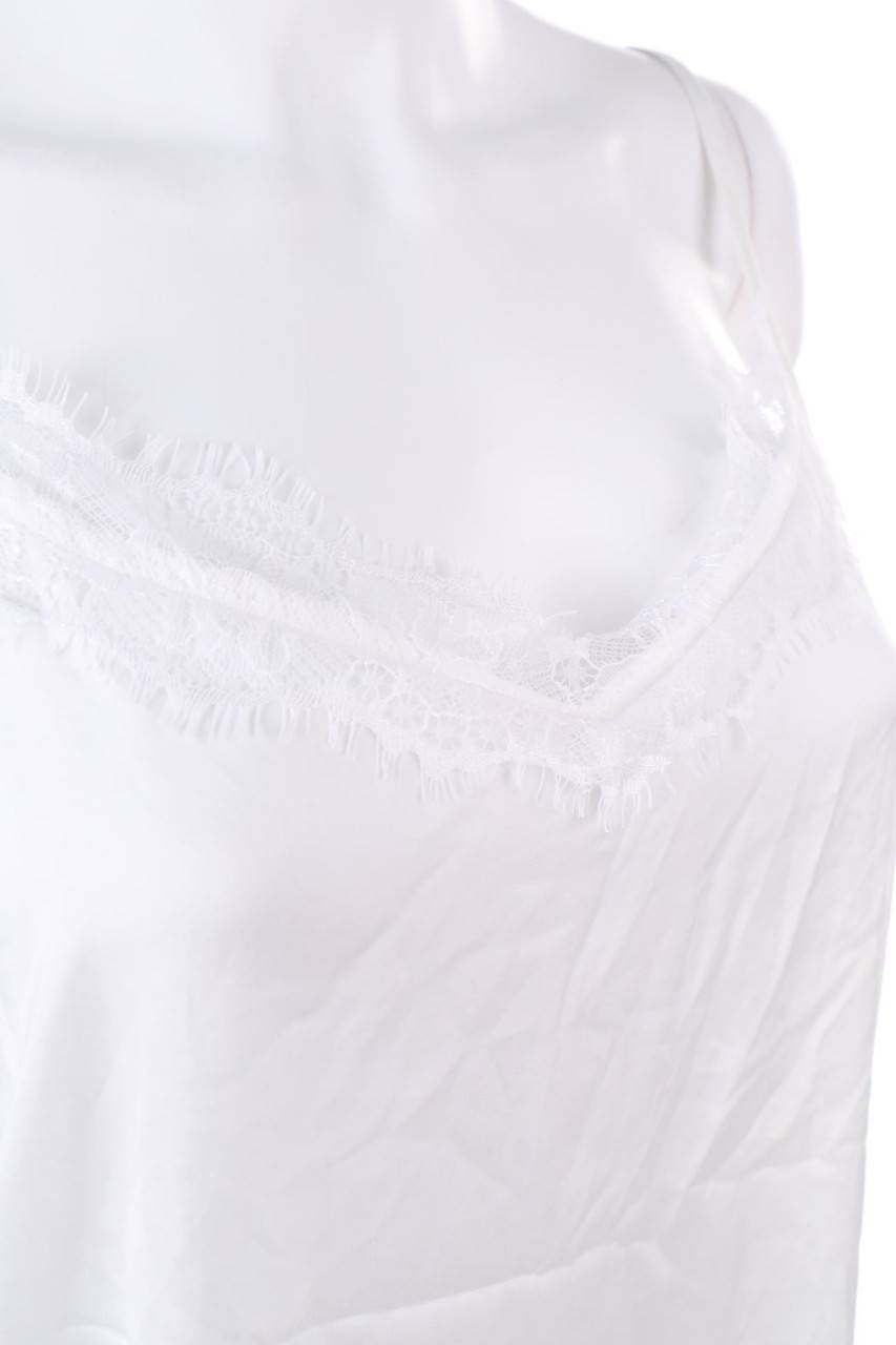 Carou TOM TAILOR Denim Top mit Spitze Valentinstagsangebot