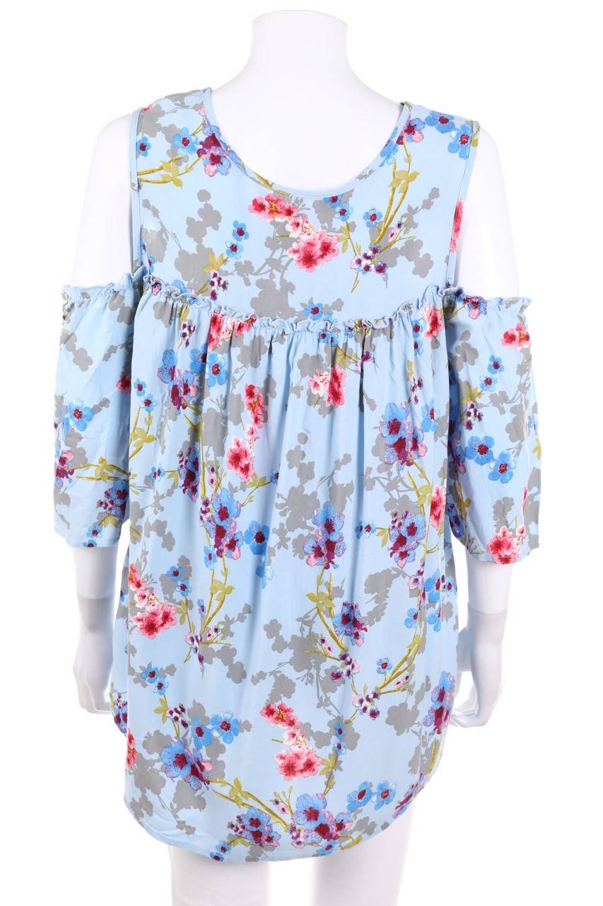 Carou RAINBOW Print-Bluse mit Cut-outs Zeitbegrenzte Promotion