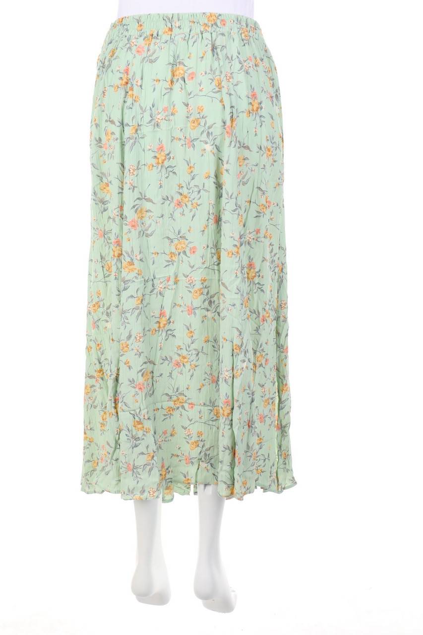 Carou VINTAGE Maxi-Rock mit Blumen-Print 50% Rabatt mit kostenlosem Versand