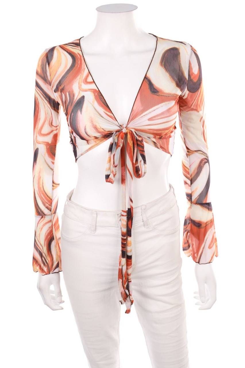 Carou Ohne Label Mesh-Bolero mit Print Angebote