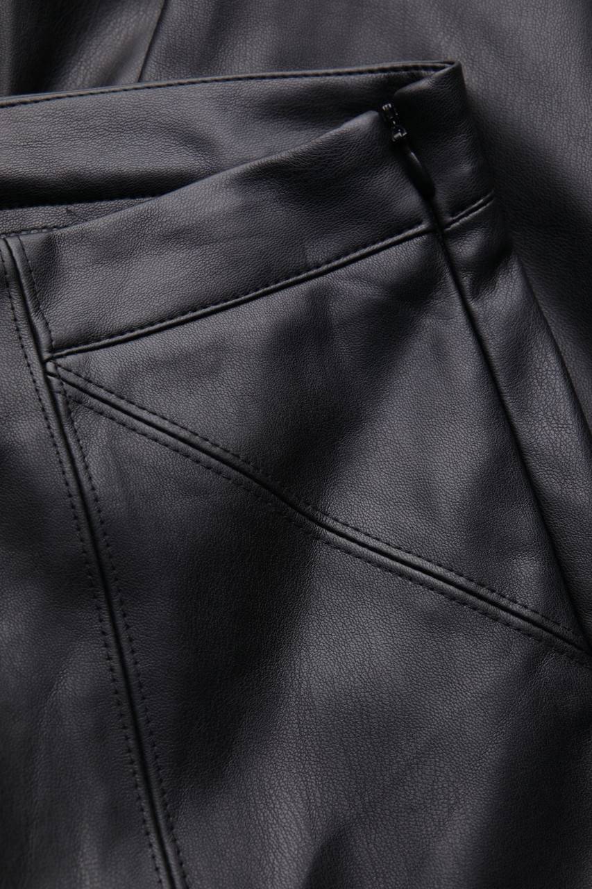 Carou Yessica by C&A Kunstleder-Hose mit Zipper Schlussverkauf