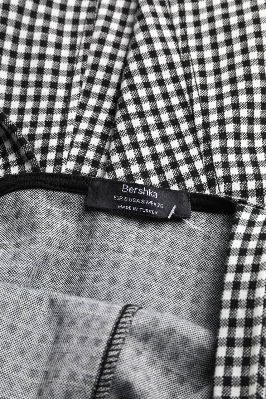 Carou Bershka Minikleid mit Karo-Muster Limitierter Zeitrabatt