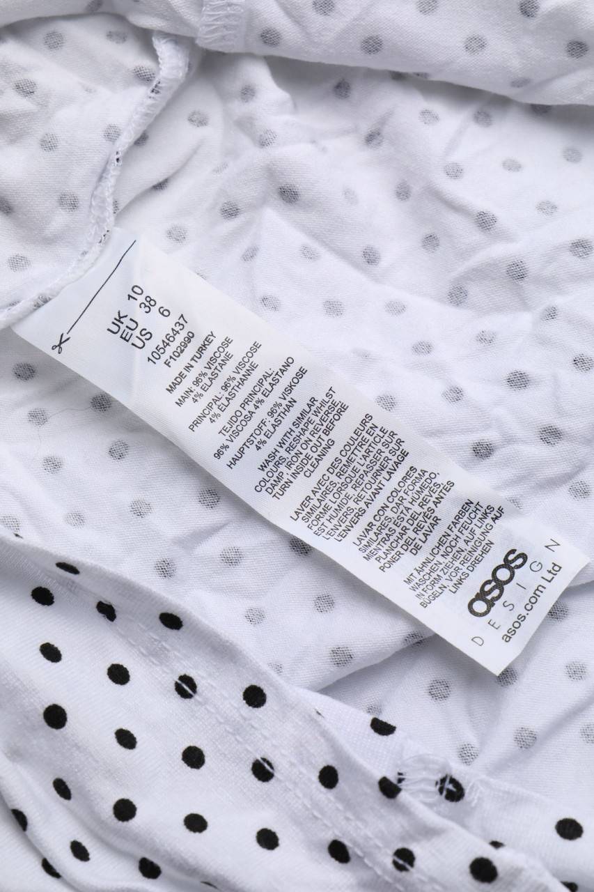 Carou asos DESIGN Wickel-Cropped-Shirt mit Punkten Online Shopping