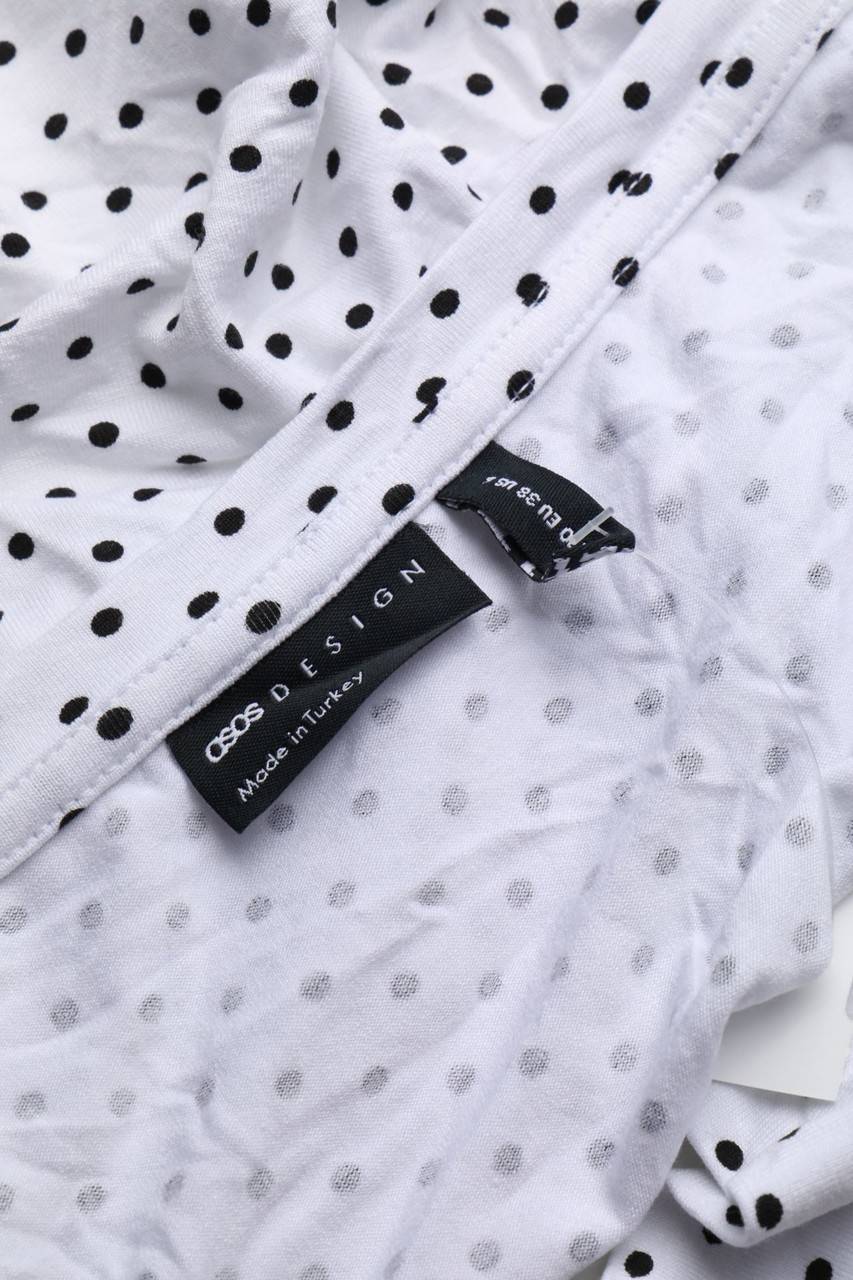 Carou asos DESIGN Wickel-Cropped-Shirt mit Punkten Online Shopping