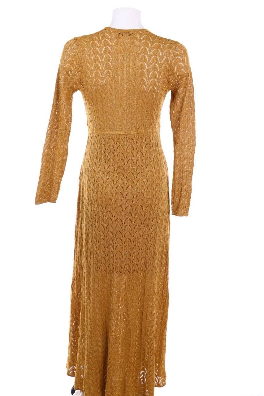 Carou Zara Knit Maxi-Kleid aus Lochstrick mit Glitzer Black Friday