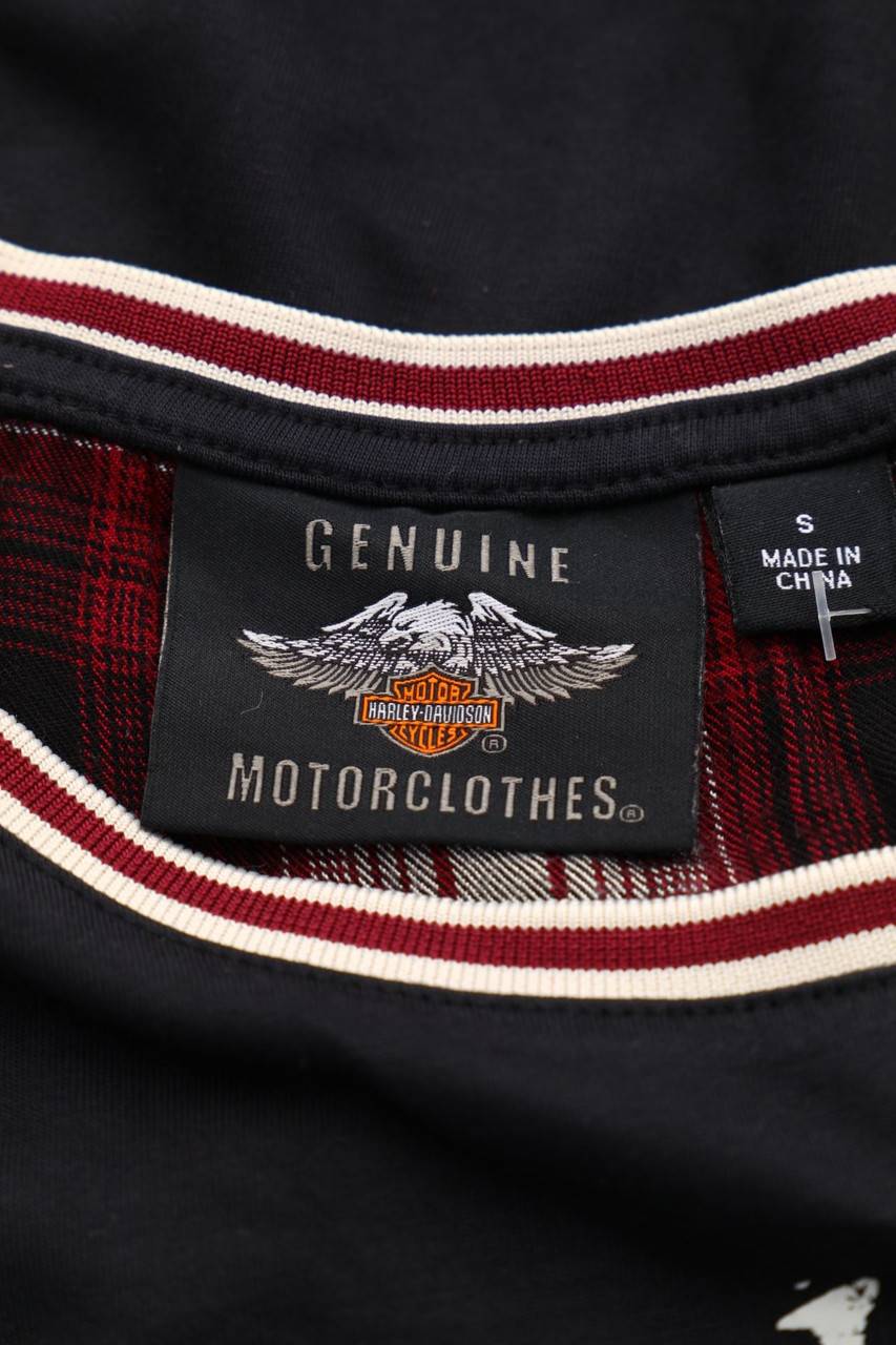 Carou HARLEY DAVIDSON Kurzarm-Shirt mit Logo-Print Osterangebot