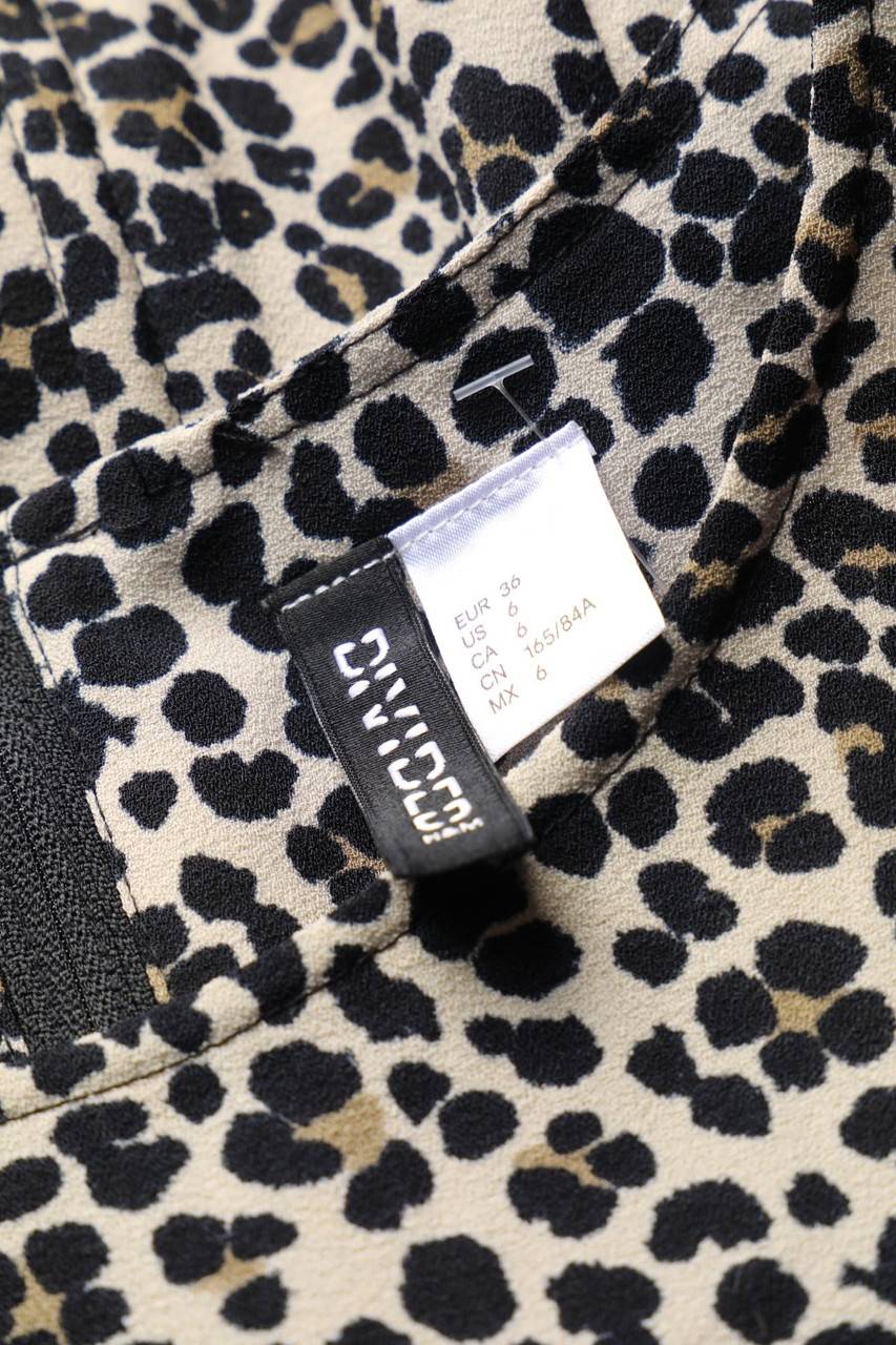 Carou H&M DIVIDED Kleid mit Leo-Print Neuheiten