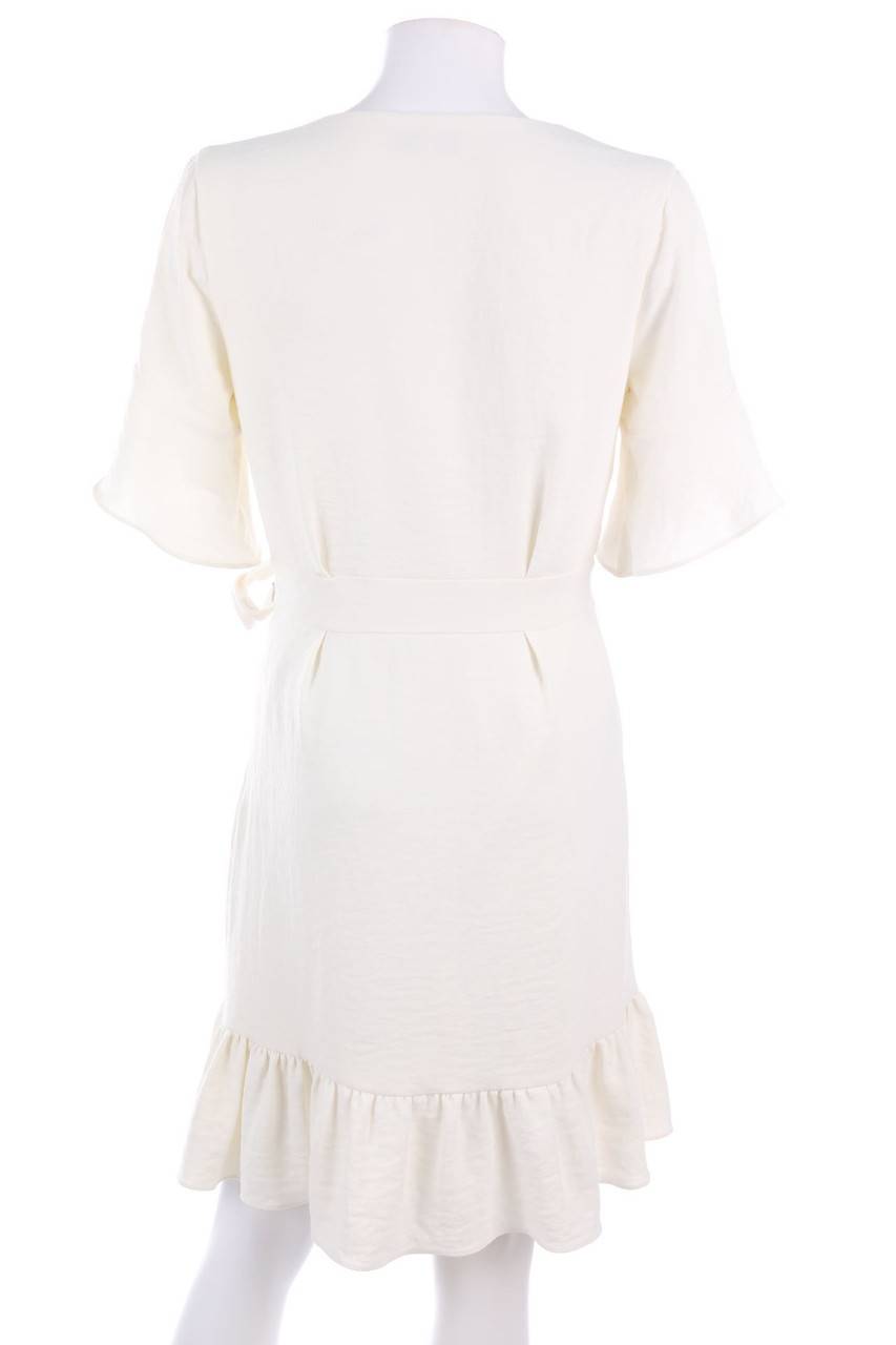 Carou MORGAN Cold-Shoulder-Kleid in Wickel-Optik mit Volants Riesige Ersparnisse