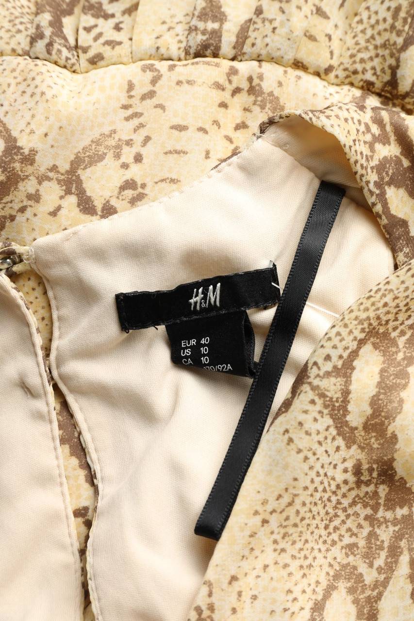 Carou H&M Kleid mit Animal-Print Letzte 3 Tage