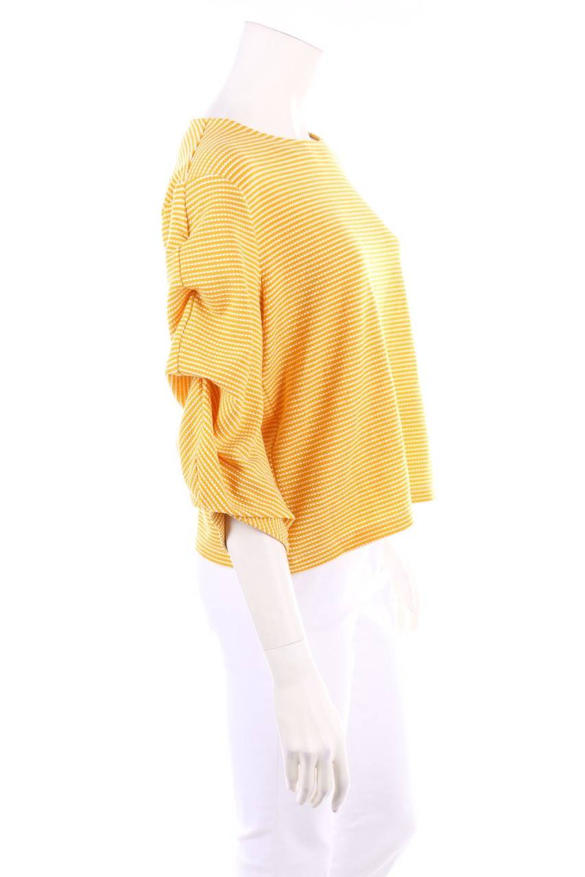 Carou someday. 3/4-Arm-Shirt mit Raffungen Speichern exportieren