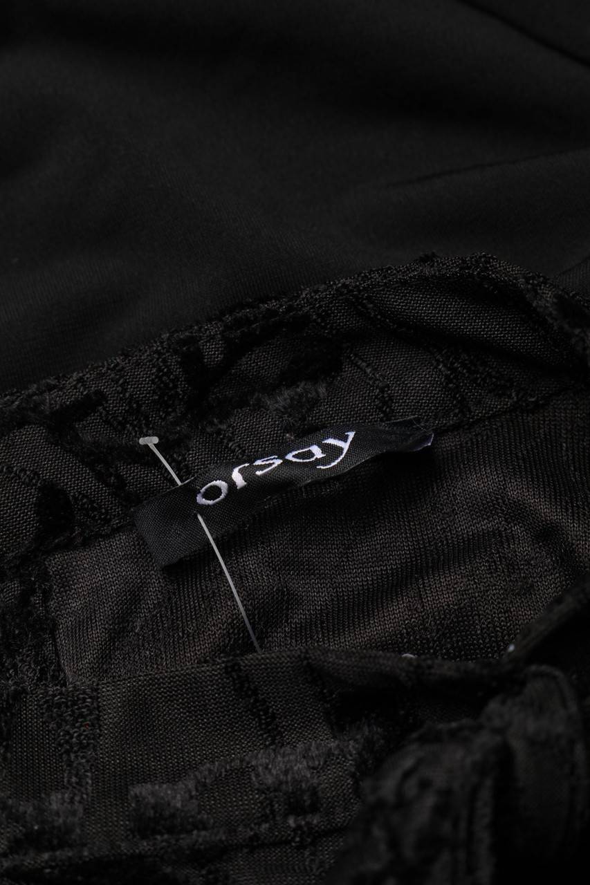 Carou orsay Longsleeve-Shirt mit floralem Muster mit Schleife Black Friday Preise