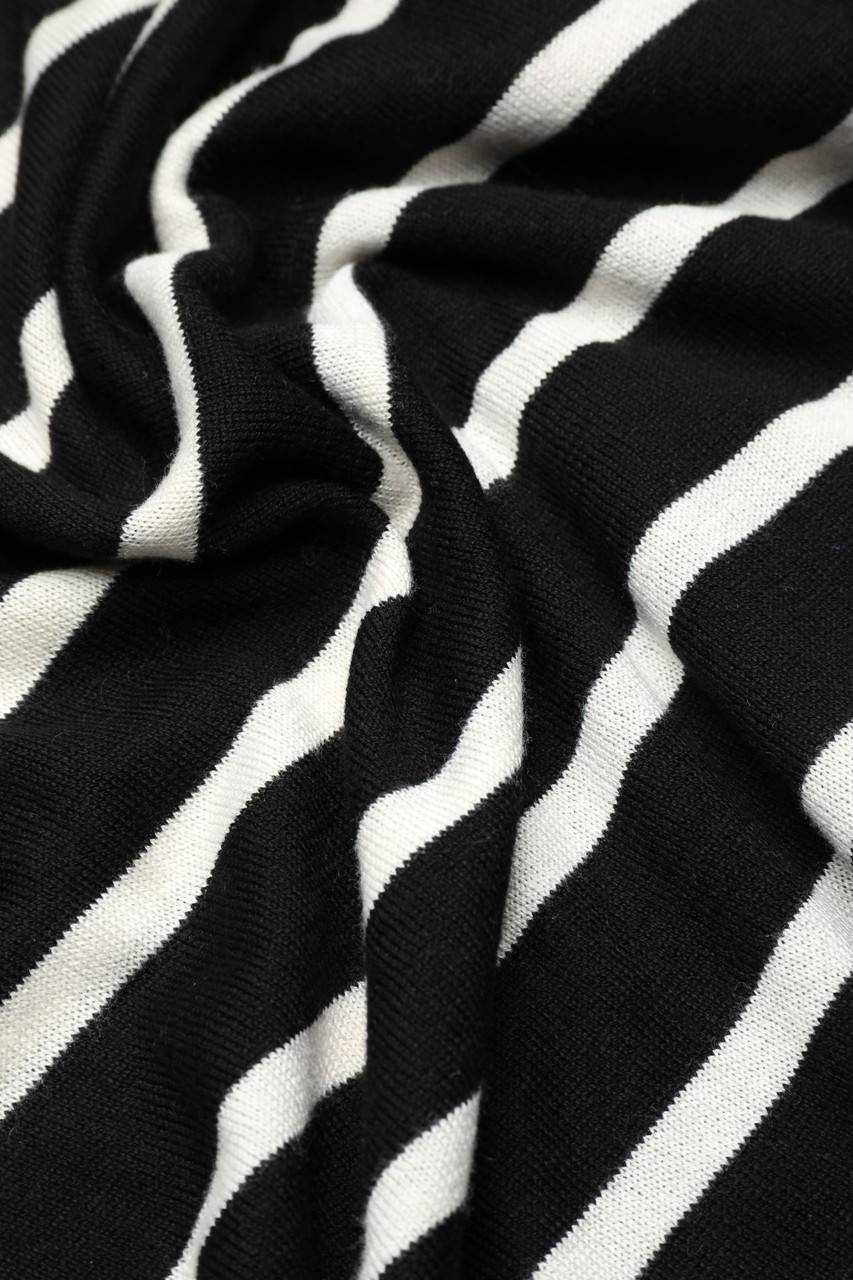 Carou Ohne Label Strick-Pullover mit Streifen 2025
