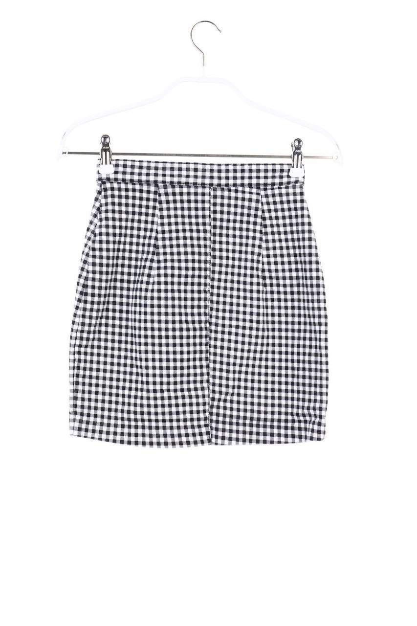 Carou H&M DIVIDED Karo-Minirock mit Knöpfen Online