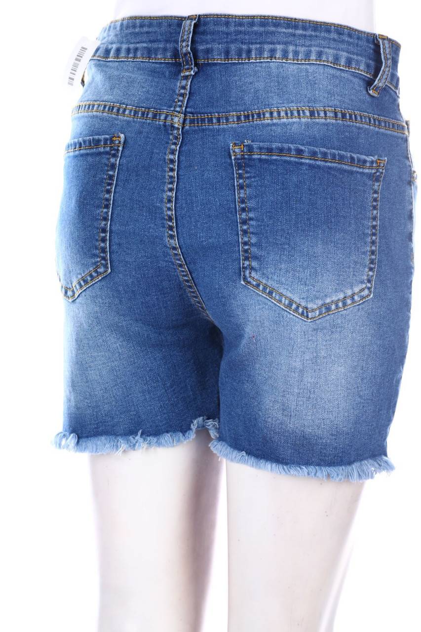 Carou SHEIN Used Look Jeans-Shorts Preisnachlass
