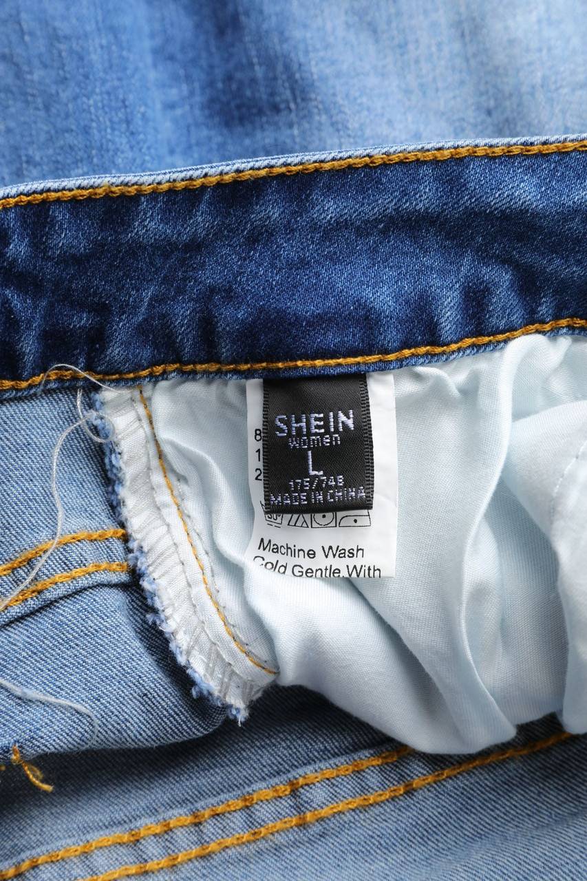 Carou SHEIN Used Look Jeans-Shorts Preisnachlass