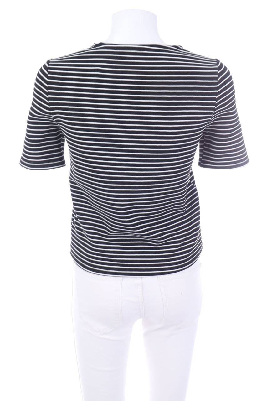 Carou Ohne Label Kurzarm-Shirt mit Streifen Zeitlich begrenztes Angebot