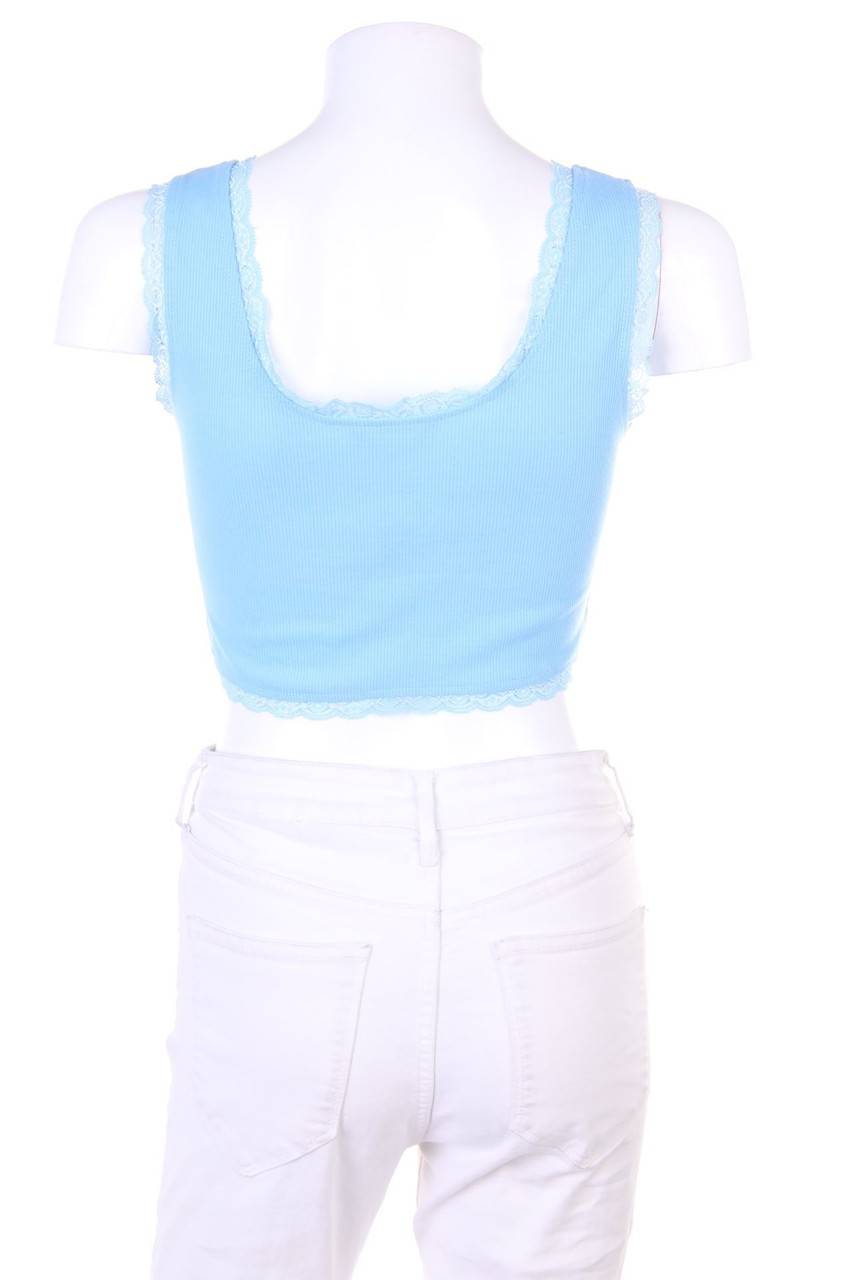 Carou SHEIN Crop-Top mit Spitze Blitzangebot