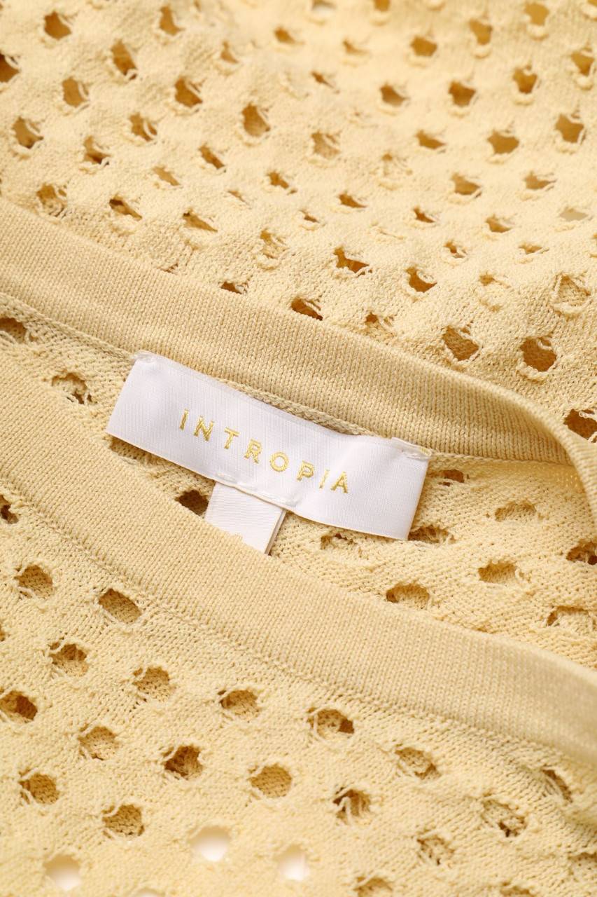 Carou INTROPIA Strick-Pullover mit Lochstrick-Details Clearance-Verkauf