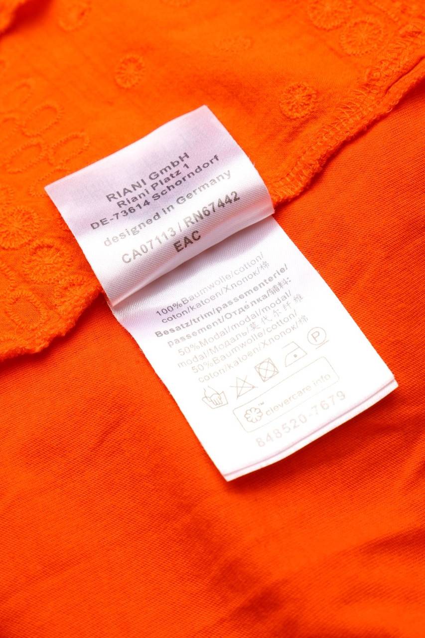Carou RIANI Kurzarm-Shirt mit Stickereien Begrenzt auf 3 Tage