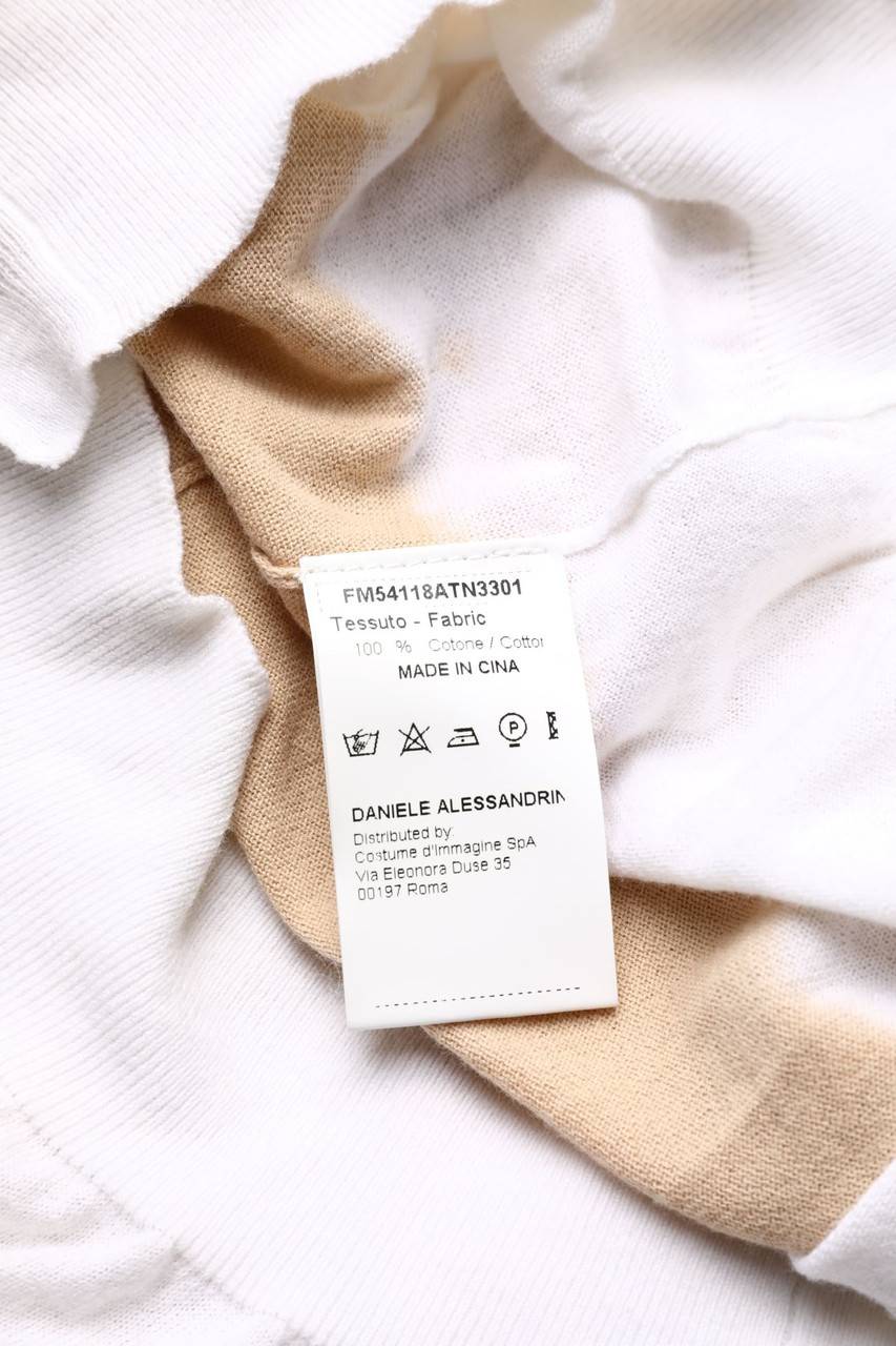 Carou DANIELE ALESSANDRINI Batik-Cardigan aus Baumwolle Fabrikverkauf