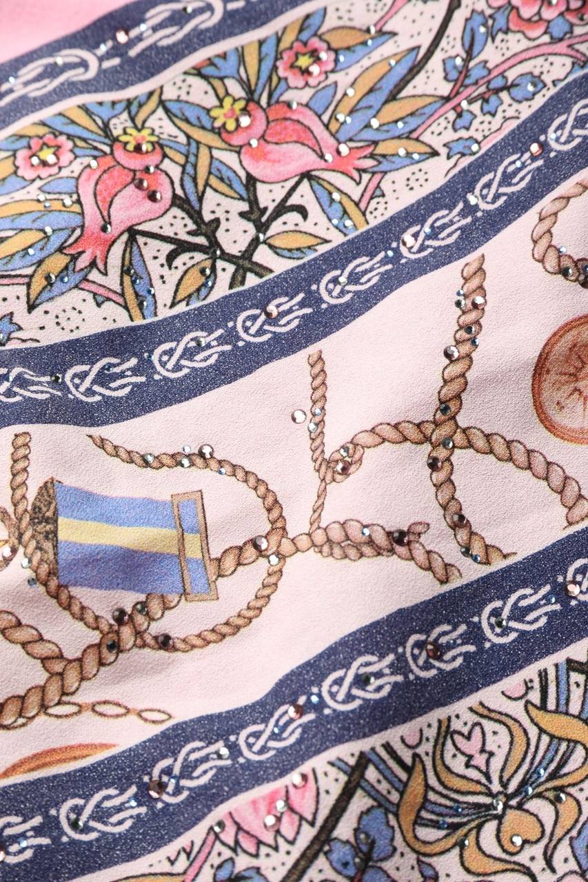 Carou rich & royal Kurzarm-Shirt mit Print Kostenloser Versand