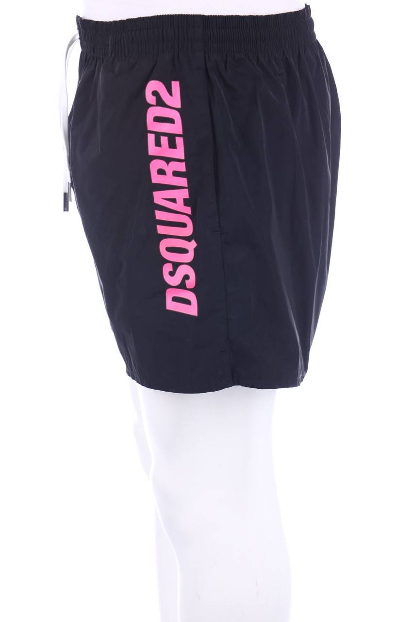 Carou DSQUARED² Schwimm-Shorts mit Logo-Print Lagerräumung
