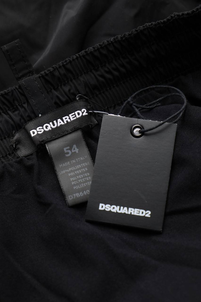 Carou DSQUARED² Schwimm-Shorts mit Logo-Print Lagerräumung