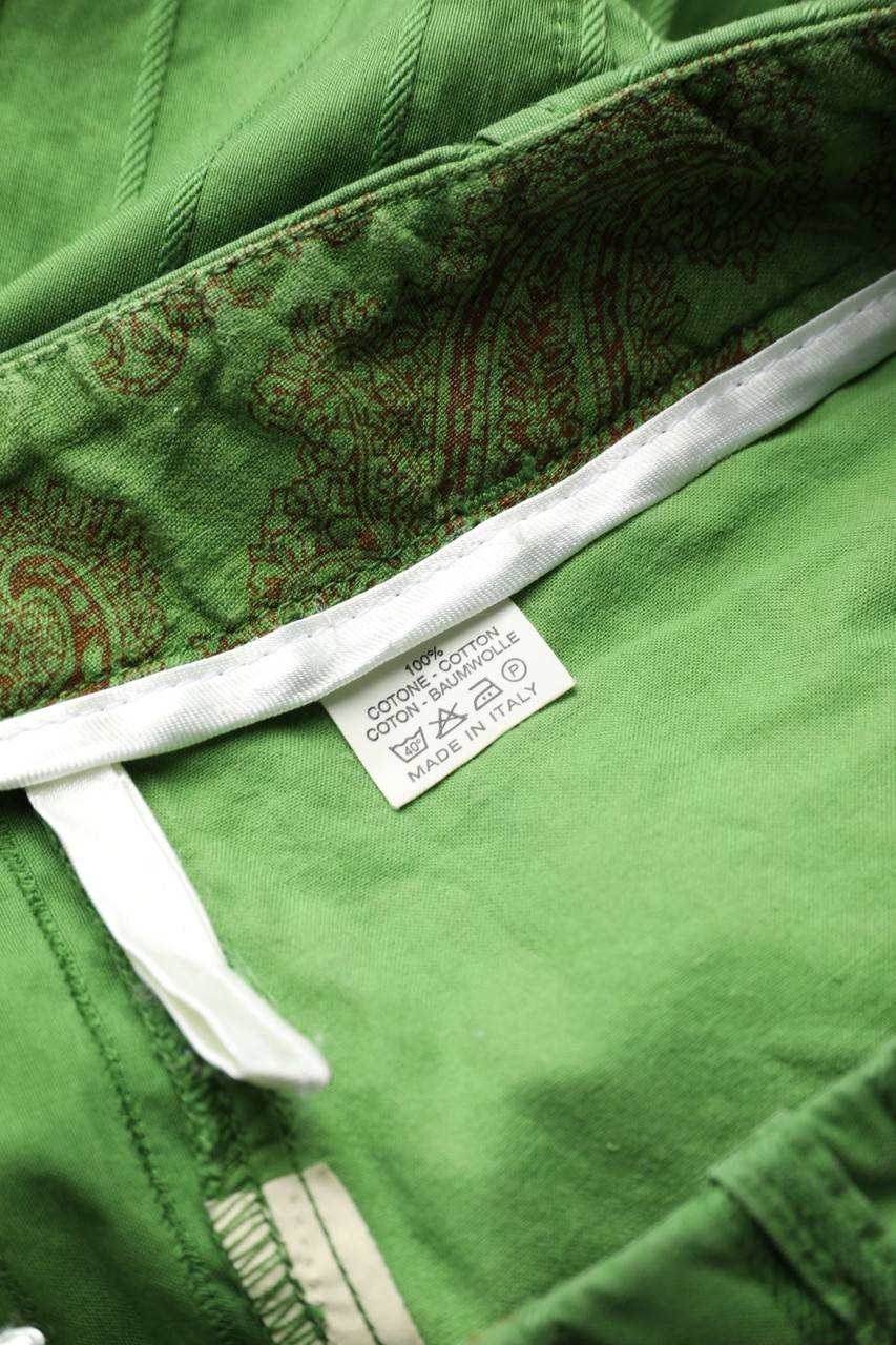 Carou ETRO MILANO Baumwoll-Hose mit Streifen Blitzangebot