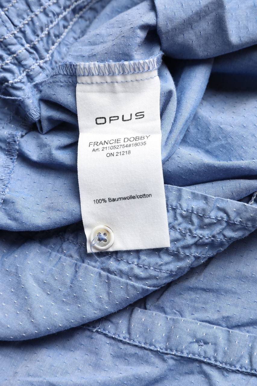Carou OPUS Kurzarm-Bluse mit Smok-Details Bestseller