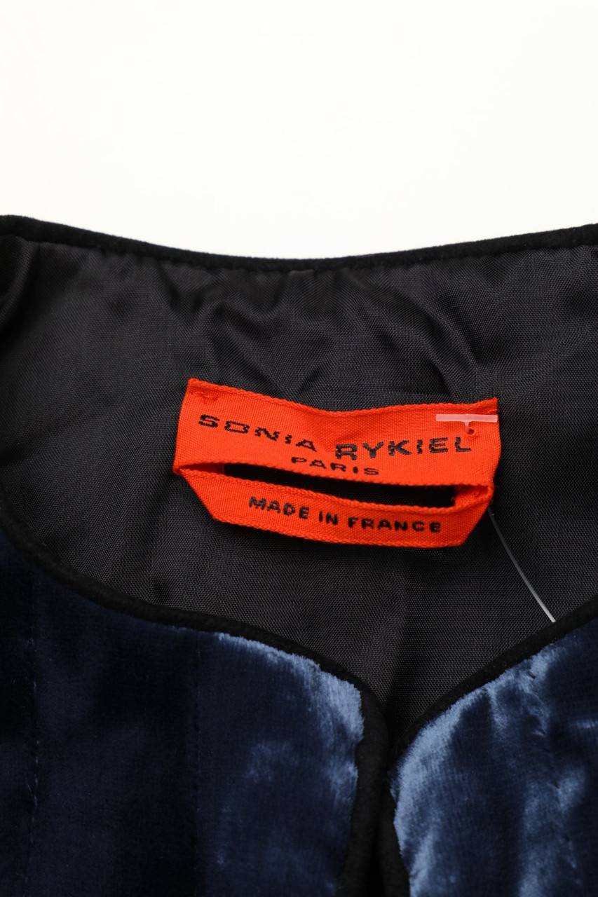 Carou SONIA RYKIEL Samt-Jacke mit Seide Rabatte dieses Monats