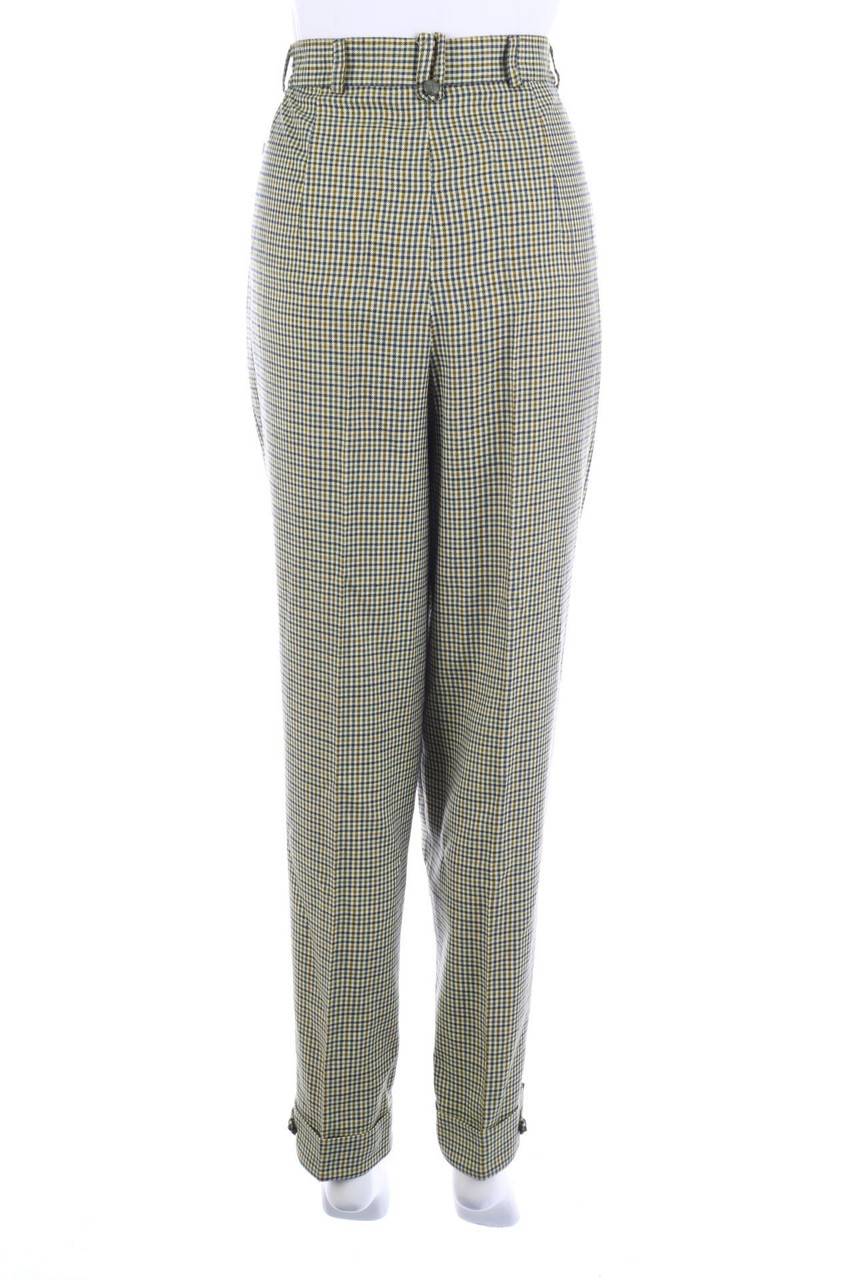 Carou VINTAGE Karo-Hose mit Wolle Rabatt