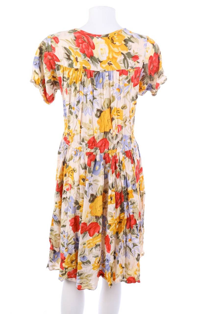 Carou VINTAGE Blusenkleid mit Blumen-Print Cyber Monday
