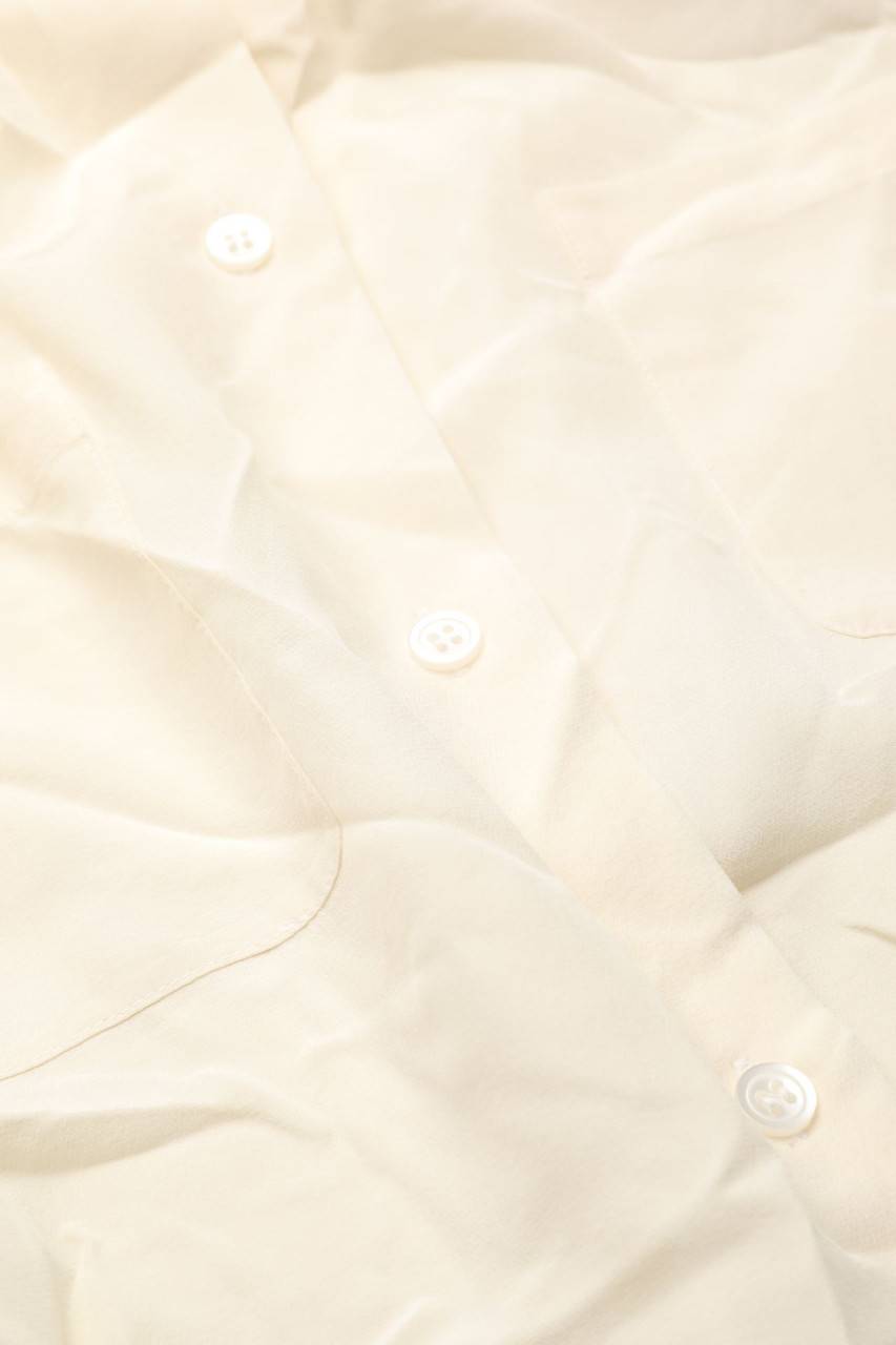 Carou VINTAGE Seiden-Hemd-Bluse mit kurzem Ärmel Osterangebot