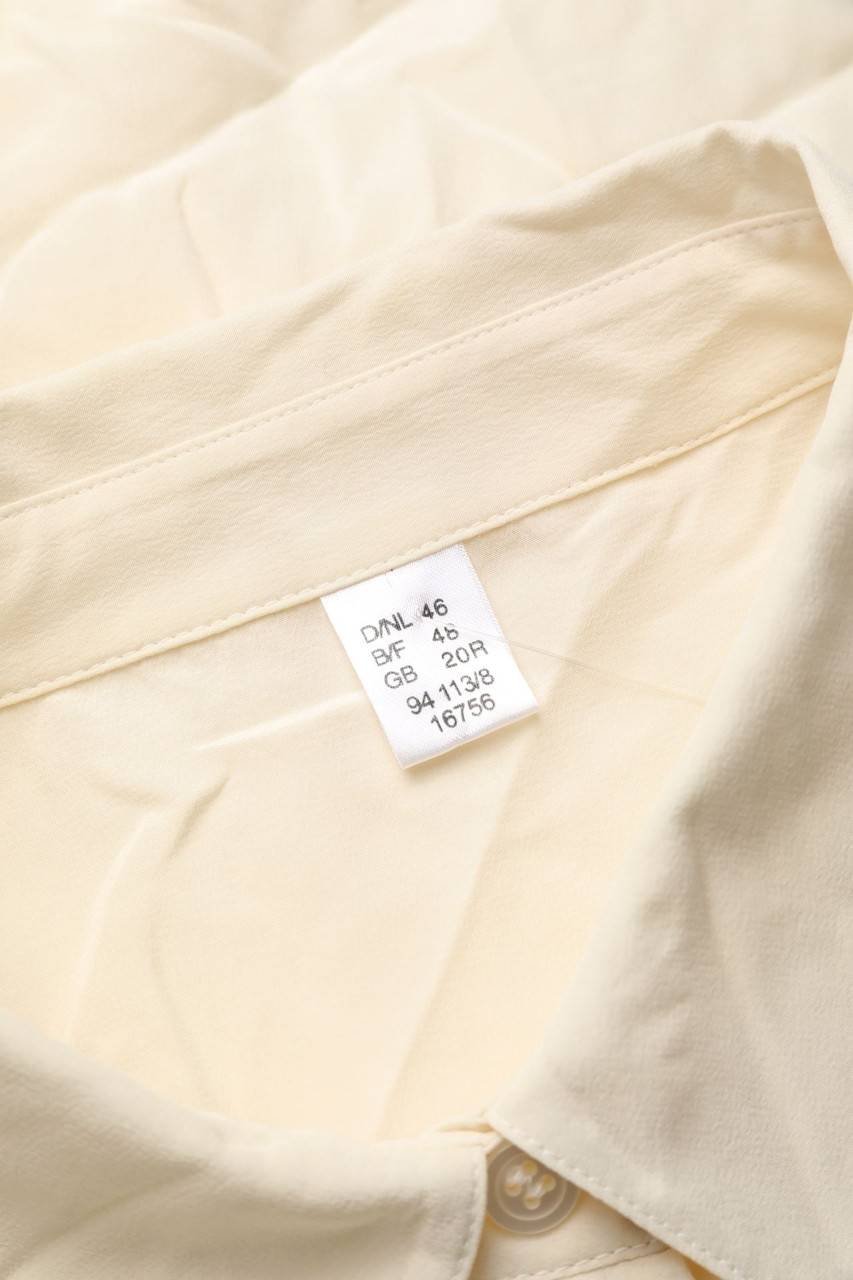 Carou VINTAGE Seiden-Hemd-Bluse mit kurzem Ärmel Osterangebot
