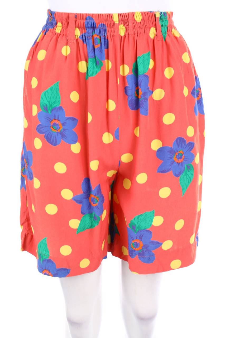 Carou s.Oliver Vintage-Shorts mit Blumen-Print Lagerräumung