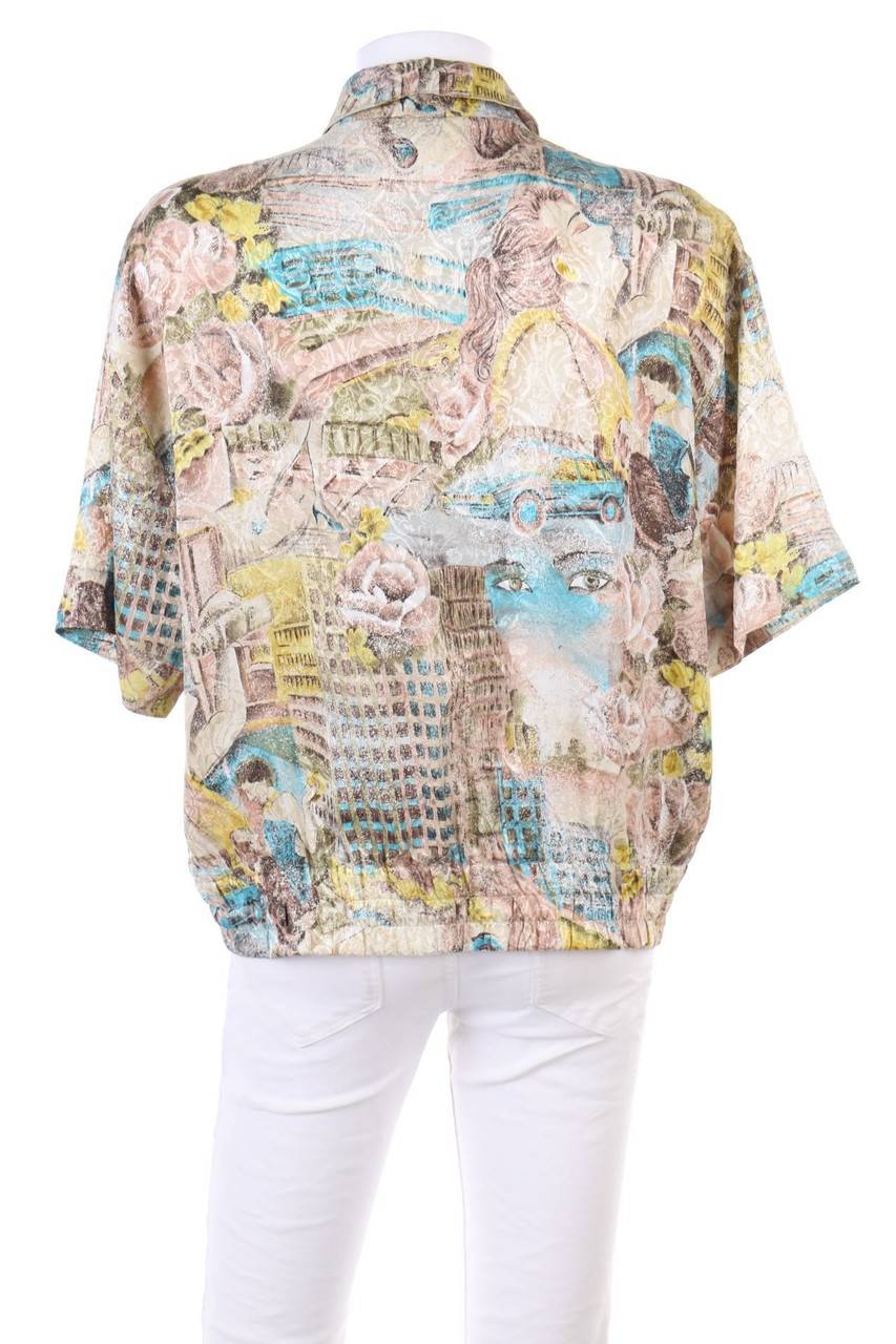 Carou VINTAGE Hemd-Bluse mit kurzem Ärmel Wochenangebot