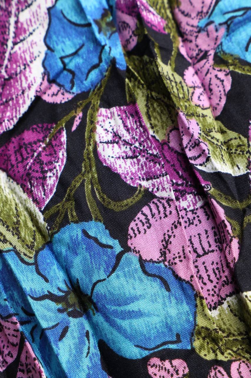 Carou VINTAGE Rock mit Blumen-Print Kostenlose Rückgabe