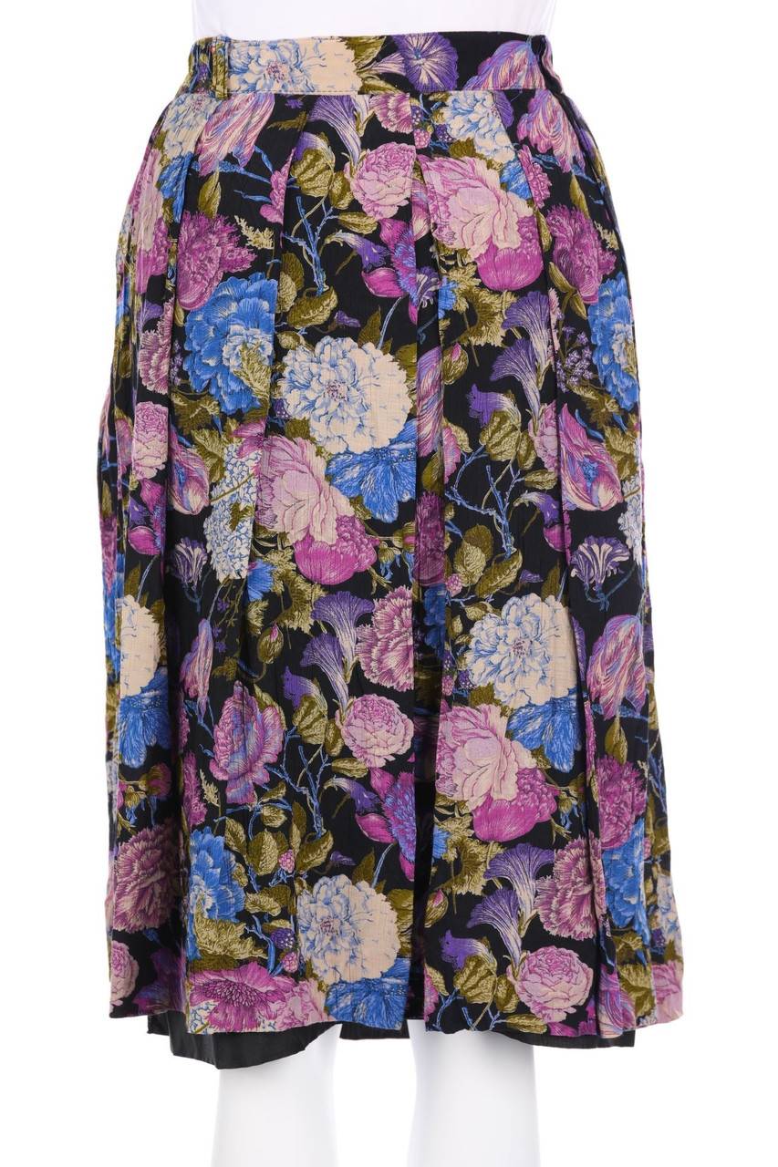 Carou VINTAGE Rock mit Blumen-Print Begrenzte Freigabe
