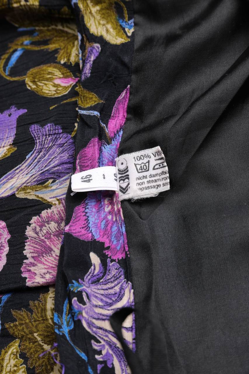 Carou VINTAGE Rock mit Blumen-Print Begrenzte Freigabe