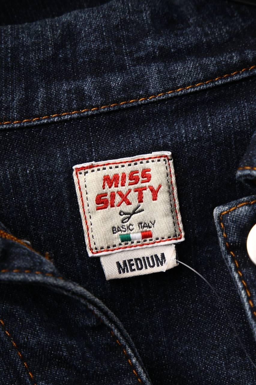 Carou MISS SIXTY Jeans-Jacke mit aufgesetzten Taschen Zeitbegrenzte Promotion
