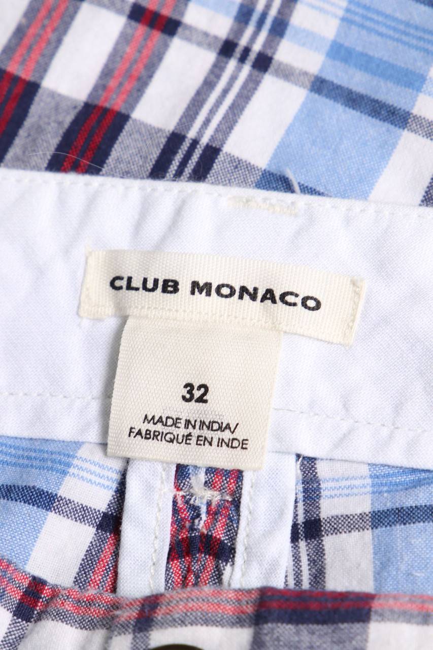 Carou CLUB MONACO Chino-Shorts mit Karo-Muster Bis zu 50% Rabatt