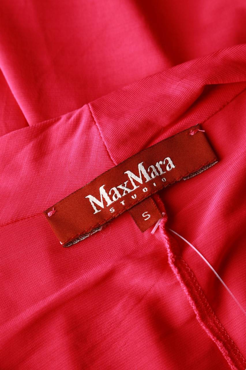 Carou Max Mara STUDIO 3/4-Arm-Shirt in Wickel-Optik mit Raffungen Discount Store für neue Produkte
