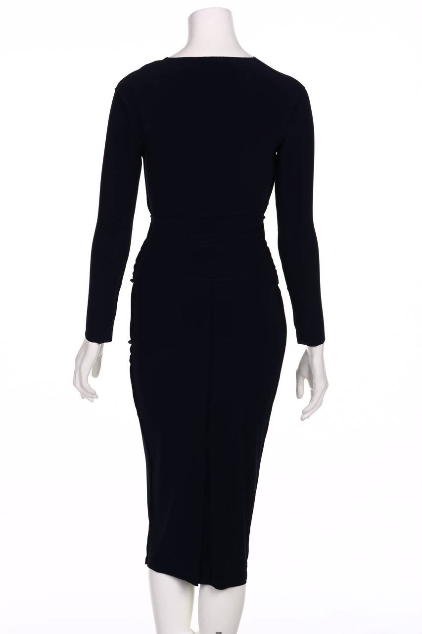 Carou KAMALIKULTURE BY NORMA KAMALI Abendkleid in Wickel-Optik Black Friday Preise