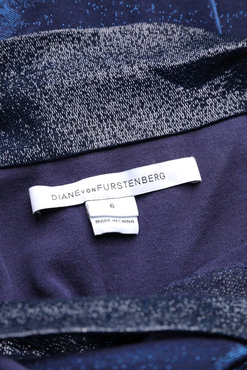 Carou DIANE von FÜRSTENBERG Glitzer-Wickelkleid Auslauf