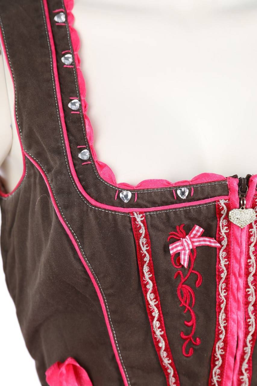 Carou Spieth & Wensky Dirndl mit Schmuckstein-Applikation zum Knoten Fabrikverkauf