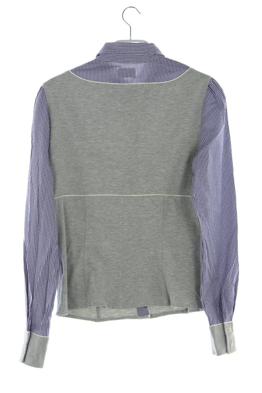 Carou LUIS TRENKER Hemd-Bluse aus Jersey mit Logo-Stickerei Rabatt