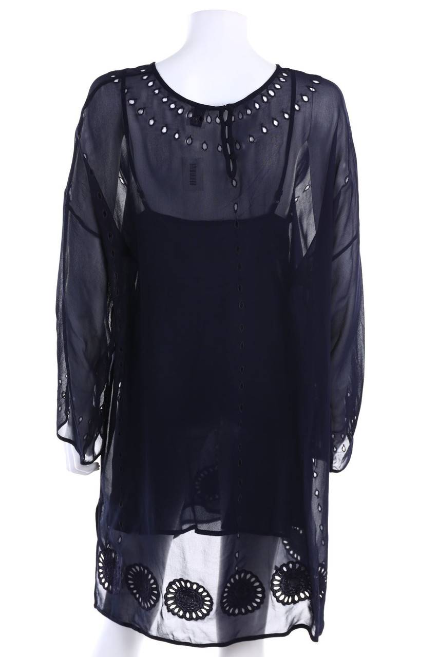 Carou IRIS & INK Chiffon-Shift-Kleid aus Lochspitze Flash Sale