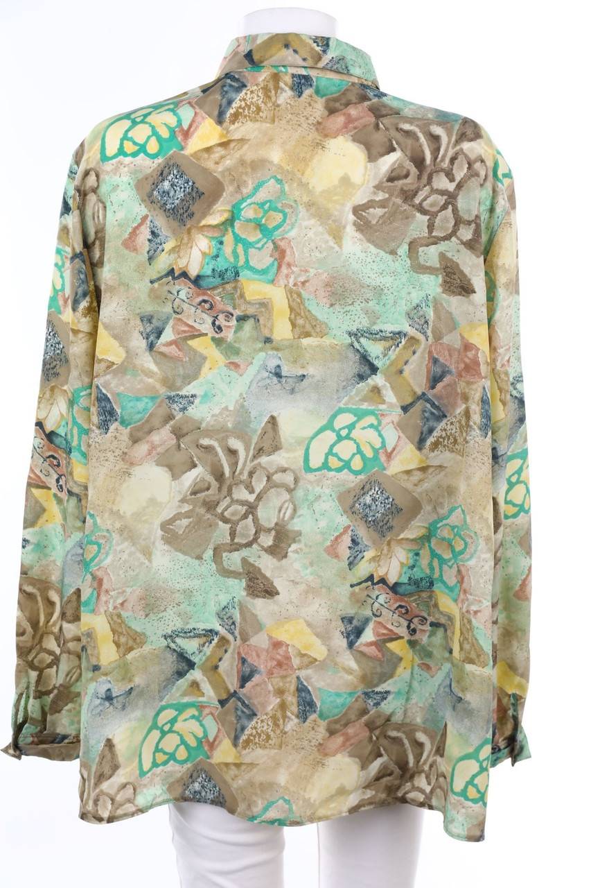 Carou CANDA by C&A Vintage-Hemd-Bluse mit floralem Muster Räumungsverkauf