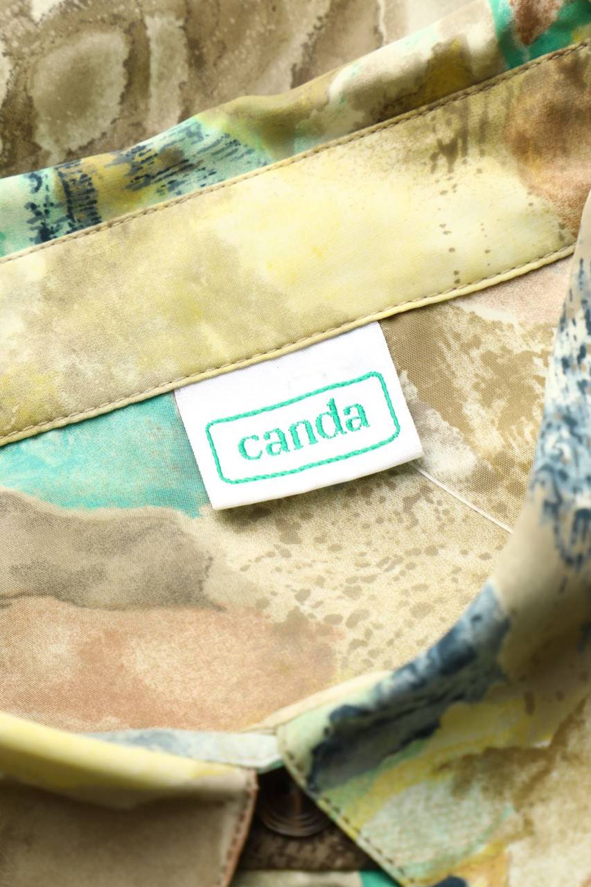 Carou CANDA by C&A Vintage-Hemd-Bluse mit floralem Muster Räumungsverkauf